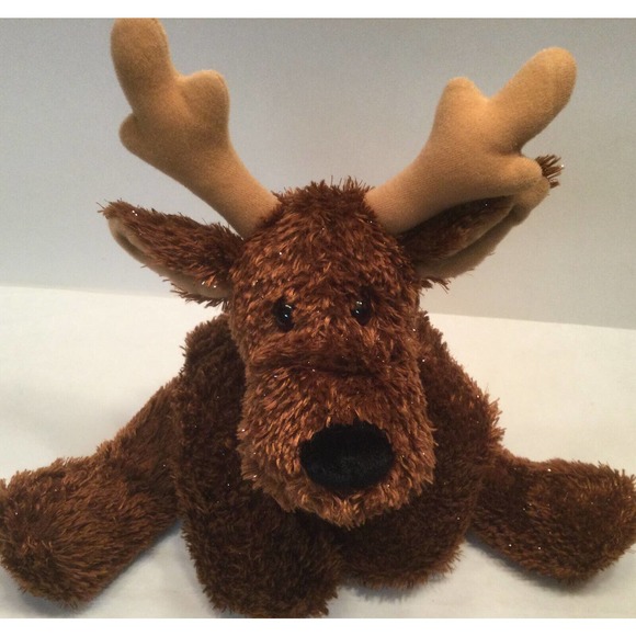 Hallmark Rodney Reindeer Jingle Bell Collar Plush Stuffed Animal 12" Sparkle - Picture 2 of 6